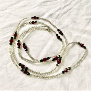 Long beaded necklace